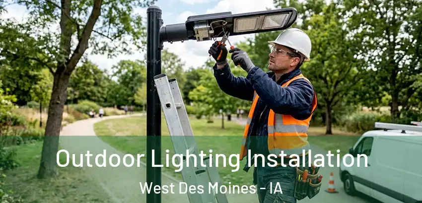  Outdoor Lighting Installation West Des Moines - IA